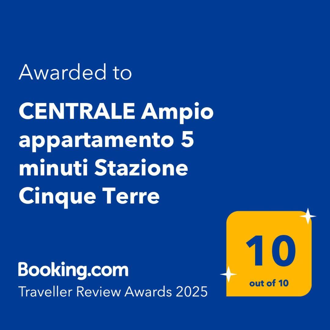 Centrale Ampio Appartamento 5 Minuti Stazione Cinque Terre La Spezia Luaran gambar